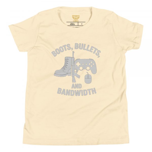 Boots, Bullets, and Bandwidth Tee | Youth Premium | S-XL