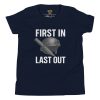 youth-staple-tee-navy-front-68bb822f2af75.jpg First In First Out Tee | Youth Premium | S-XL