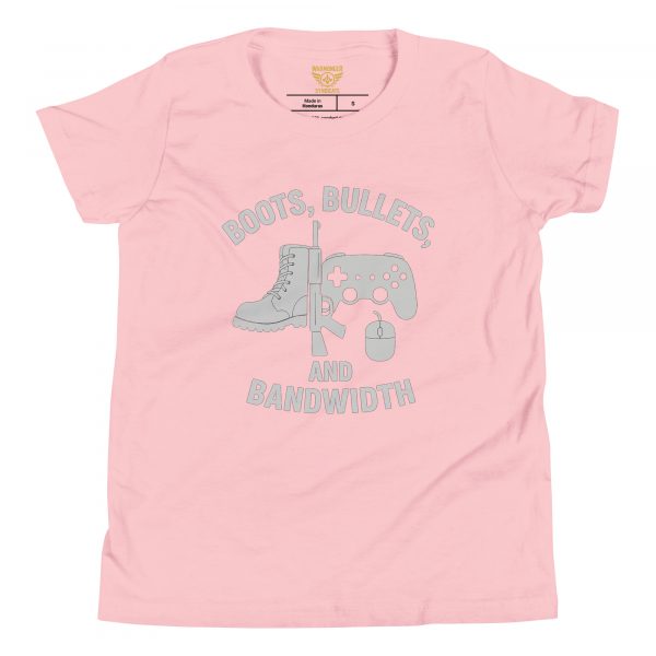 Boots, Bullets, and Bandwidth Tee | Youth Premium | S-XL