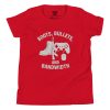 Boots, Bullets, and Bandwidth Tee | Youth Premium | S-XL