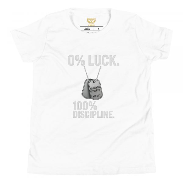 0% Luck 100% Discipline Tee | Youth Premium | S-XL
