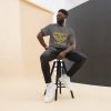 unisex-classic-tee-charcoal-front-6a54509633a58.jpg WMS Brand T-Shirt | Gold | Classic