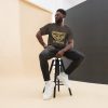 unisex-classic-tee-dark-chocolate-front-6a54509633b43.jpg WMS Brand T-Shirt | Gold | Classic