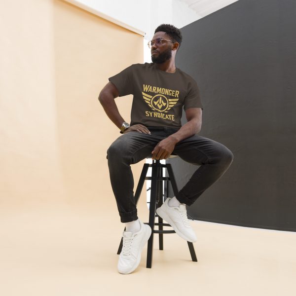 unisex-classic-tee-dark-chocolate-front-6a54509633b43.jpg WMS Brand T-Shirt | Gold | Classic