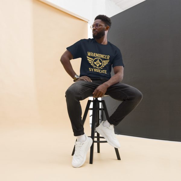 unisex-classic-tee-navy-front-6a54509633cb7.jpg WMS Brand T-Shirt | Gold | Classic