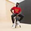 unisex-classic-tee-red-front-6a54509633e30.jpg WMS Brand T-Shirt | Gold | Classic