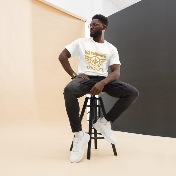 unisex-classic-tee-white-front-6a54509633f87.jpg WMS Brand T-Shirt | Gold | Classic